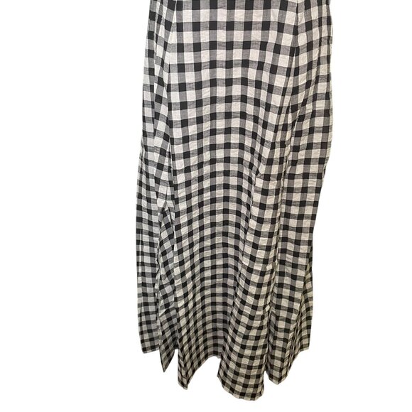 Harshman Luiza Gingham Cutout Midi Dress XS NWT - Picture 6 of 7